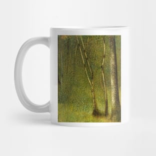 The Forest at Pontaubert by Georges-Pierre Seurat Mug